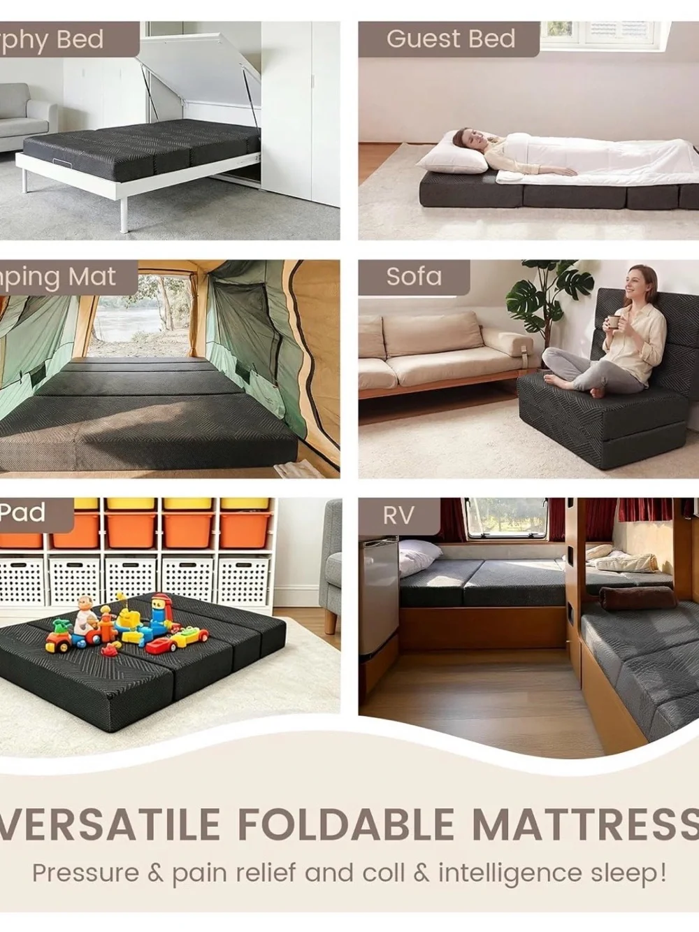 BNIB folding queen size mattress/sofa